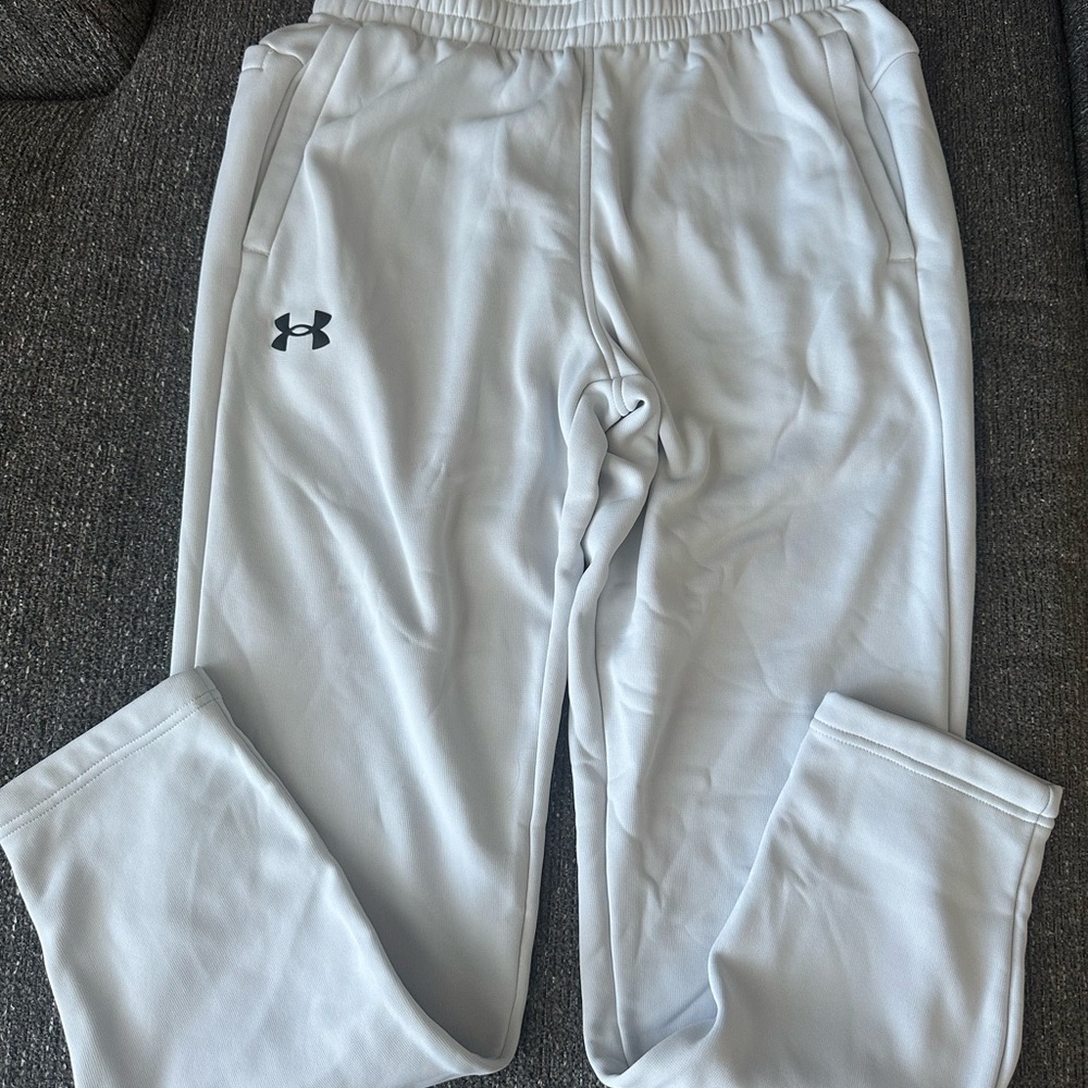 Under Armour Light Gray Fleece Sweatpants